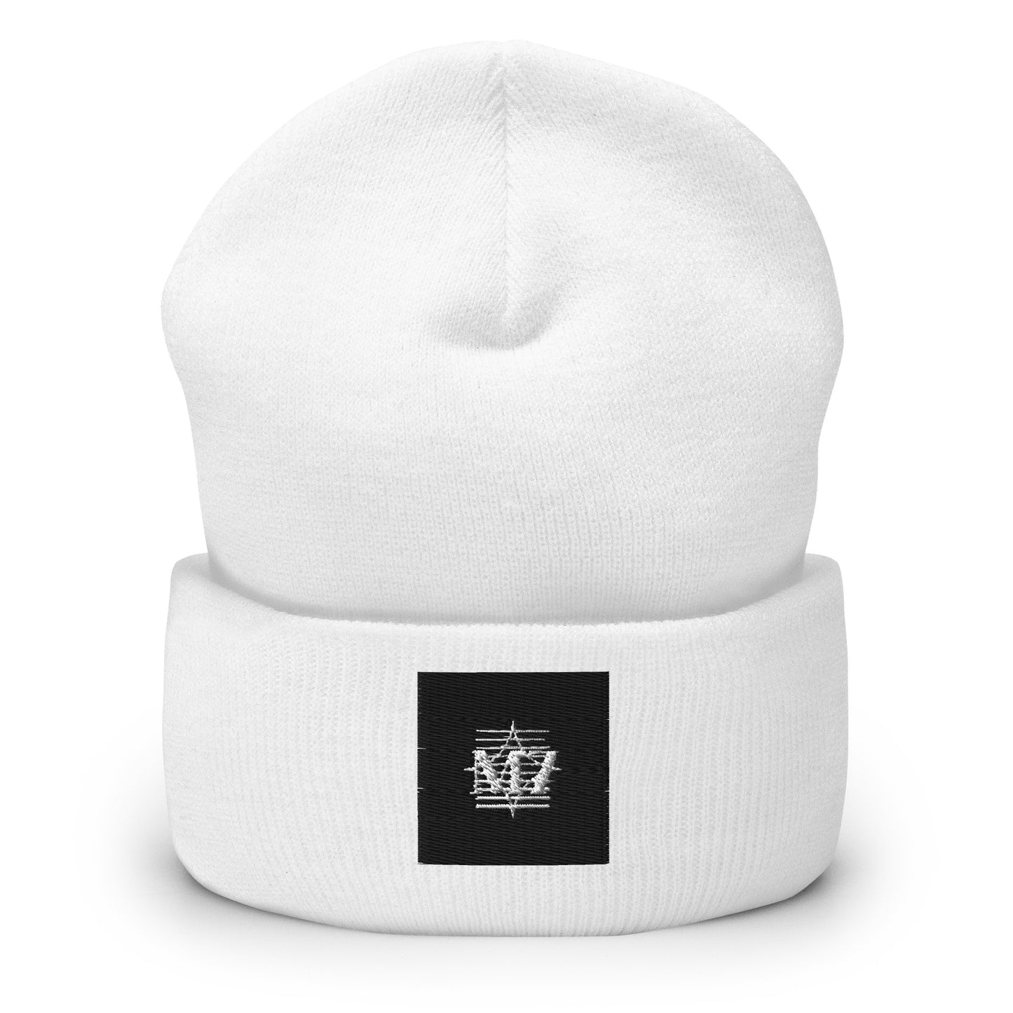 White Logo Beanie