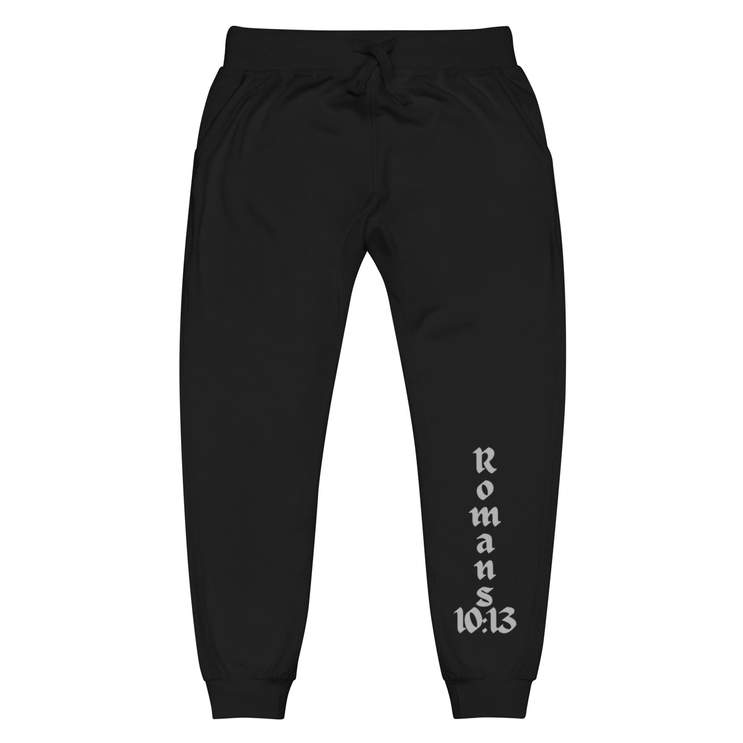 Grey Scripture Sweatpants