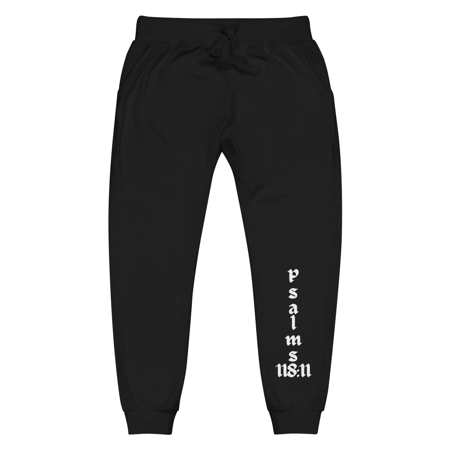 White Scripture Sweatpants