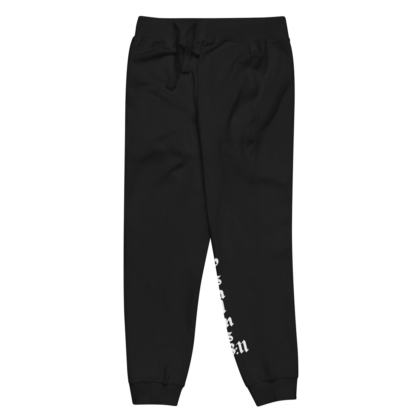 White Scripture Sweatpants